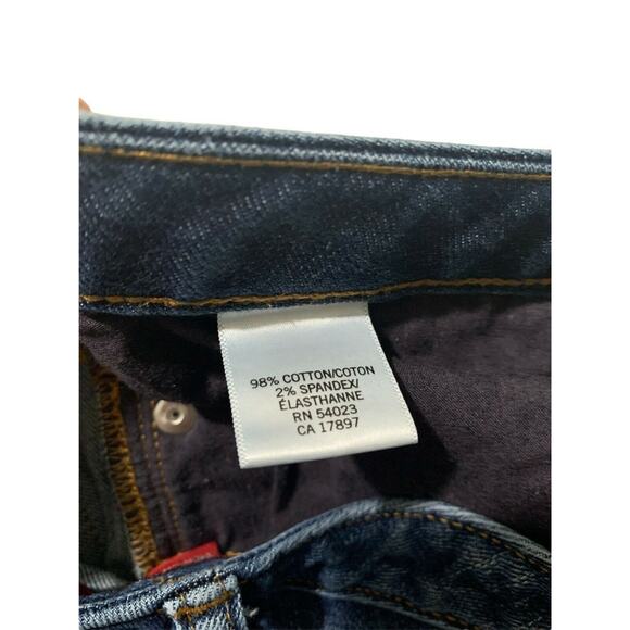 Banana Republic Women's Straight Leg Jeans Size 4 Blue Low Rise Stretch Bootcut - Picture 7 of 10